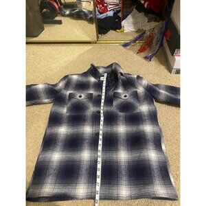 Men GAP Flannel Shirt – Black & White – Size XS – Excellent Condition